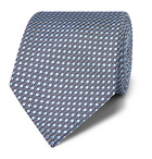 Brioni - 8.5cm Silk-Jacquard Tie - Blue