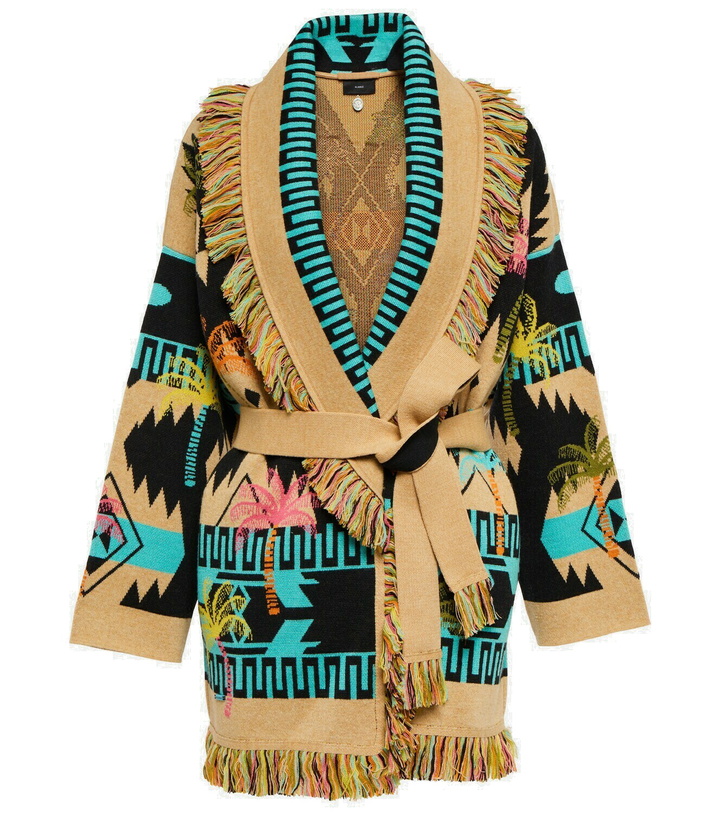 Photo: Alanui - Wool jacquard cardigan
