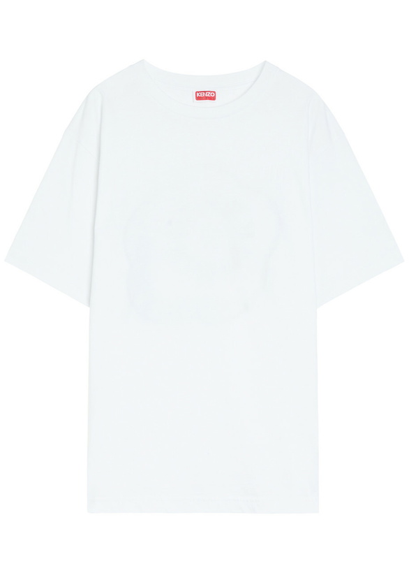 Photo: Kenzo Boke Flower 2.0 Appliquéd Cotton T-shirt White