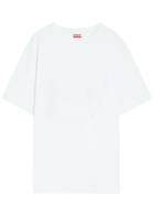 Kenzo Boke Flower 2.0 Appliquéd Cotton T-shirt White