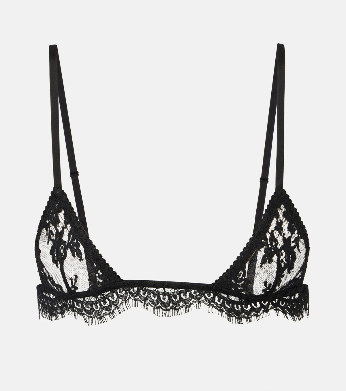 Dolce&Gabbana Cotton-blend lace bralette
