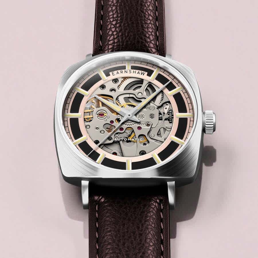 Thomas Earnshaw Moorgate Rose Gold-tone Dial Mens Watch ES-8319-02