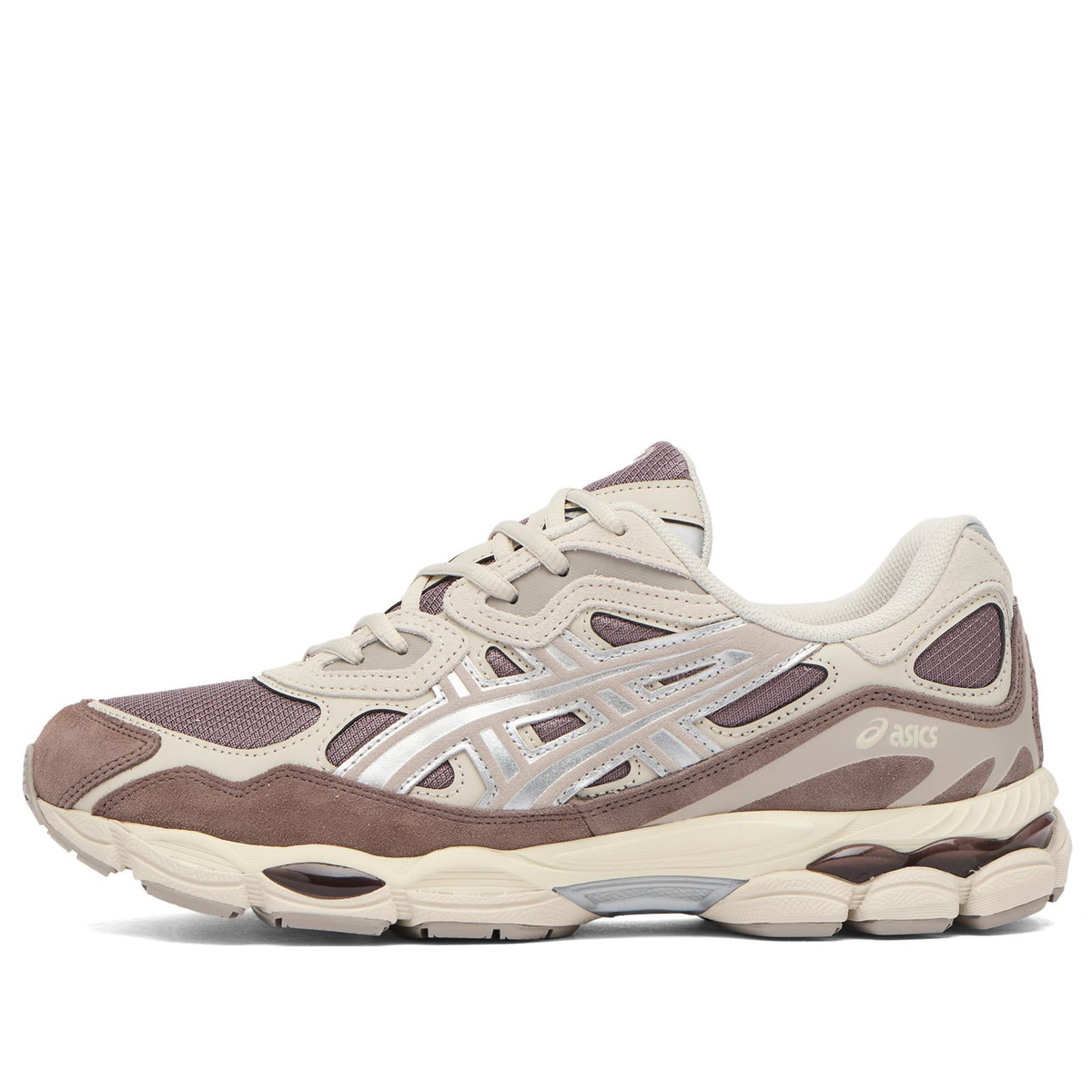 Asics GEL-NYC Sneaker in Cocoa Powder/Pure Silver