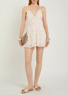 Loveshackfancy Alonna Floral-print Cotton Mini Dress Pink