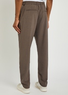 Les Deux Como Drawstring Tapered-leg Woven Trousers Bronze