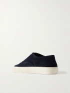 MORJAS - Deck Suede Sneakers - Blue