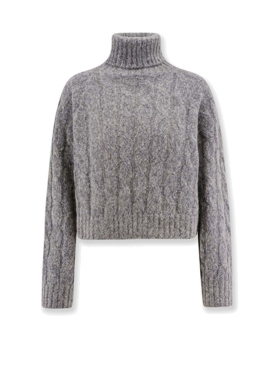 BRUNELLO CUCINELLI グレーとホワイトのニットベスト BRUNELLO CUCINELLI Zip Sweatshirt GREY | Base Blu