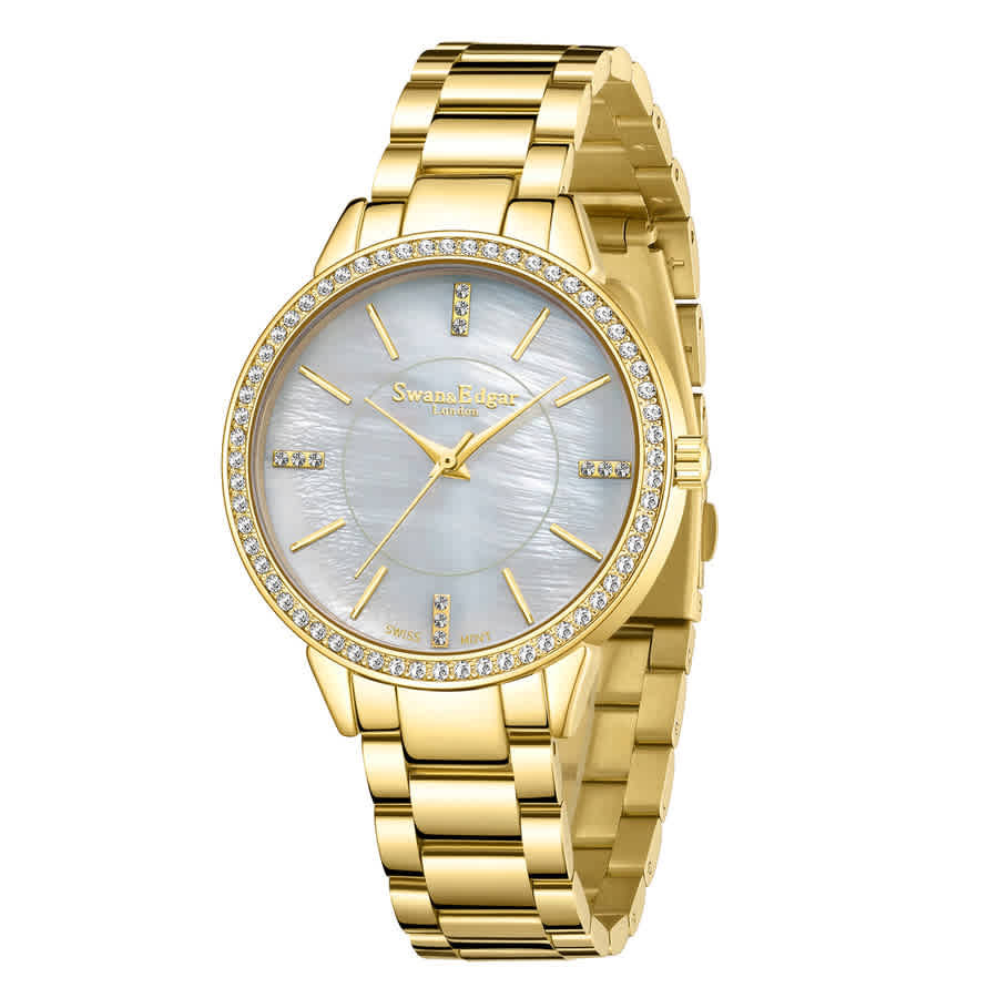 Swan & Edgar Pearlescent Mother of Pearl Dial Ladies Watch SEL012