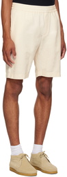 Sunspel Beige Drawstring Shorts