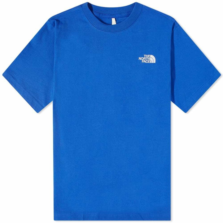 Photo: The North Face Men's Color Block T-Shirt in Blue