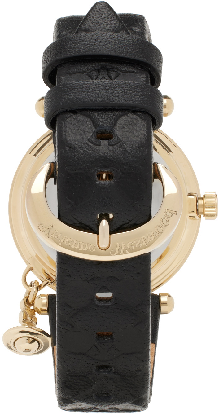 Vivienne Westwood Black & Gold Orb Watch Vivienne Westwood