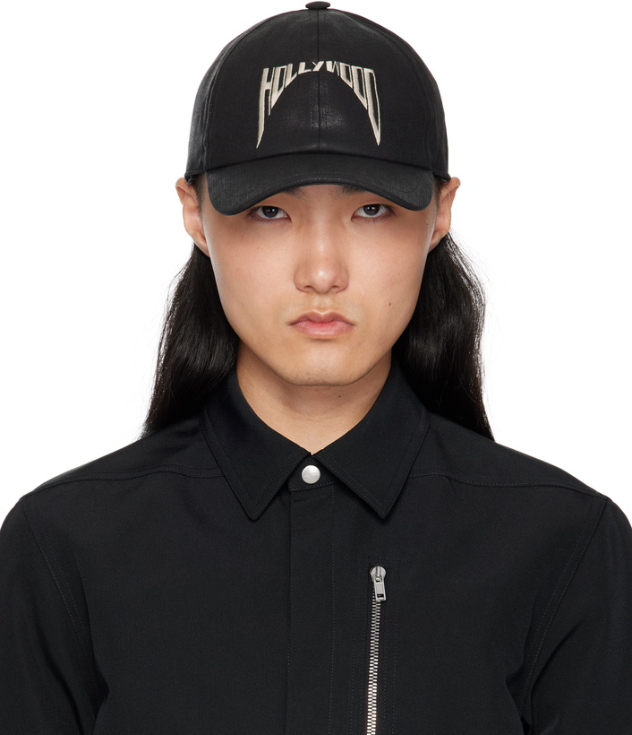 Photo: Rick Owens DRKSHDW Black 'Hollywood' Baseball Cap