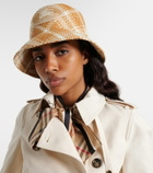 Burberry Raffia-effect bucket hat