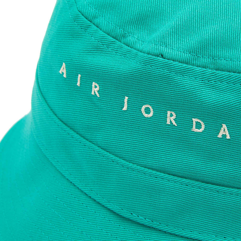 Air Jordan x Union Bucket Hat in Kinetic Green/Coconut Milk