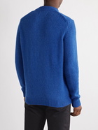 NN07 - Nick Wool-Blend Mock-Neck Sweater - Blue