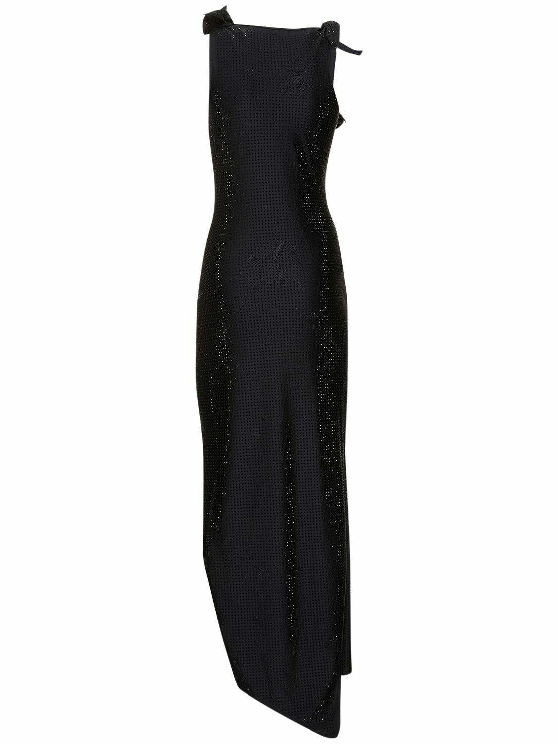 COPERNI - Embellished Asymmetric Flower Gown Coperni