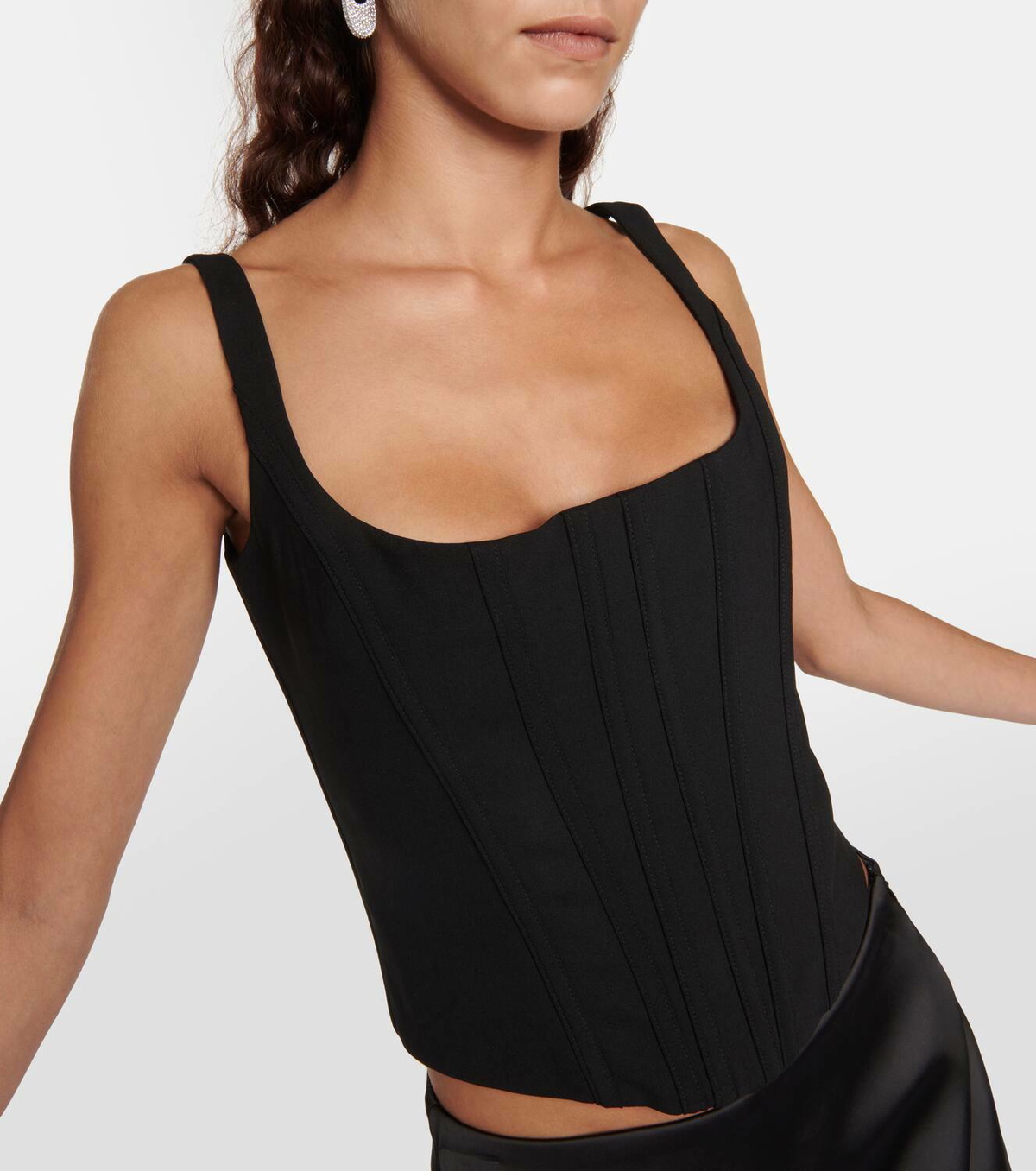 Giuseppe di Morabito Wool-blend bustier