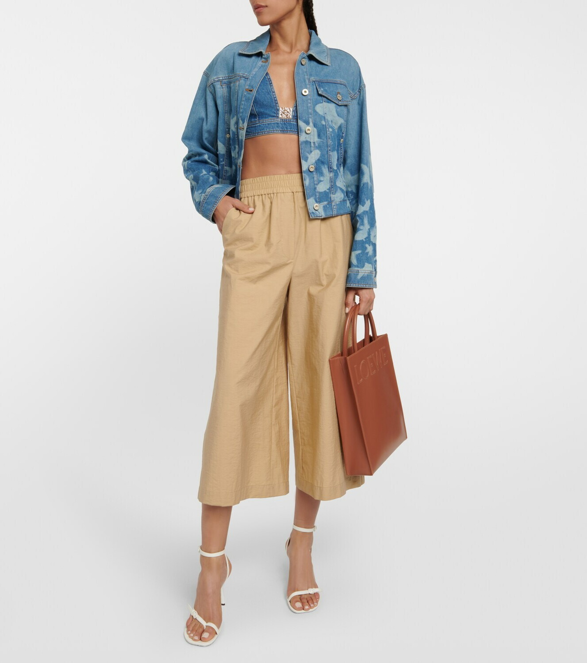 Loewe Paula's Ibiza printed denim jacket Loewe