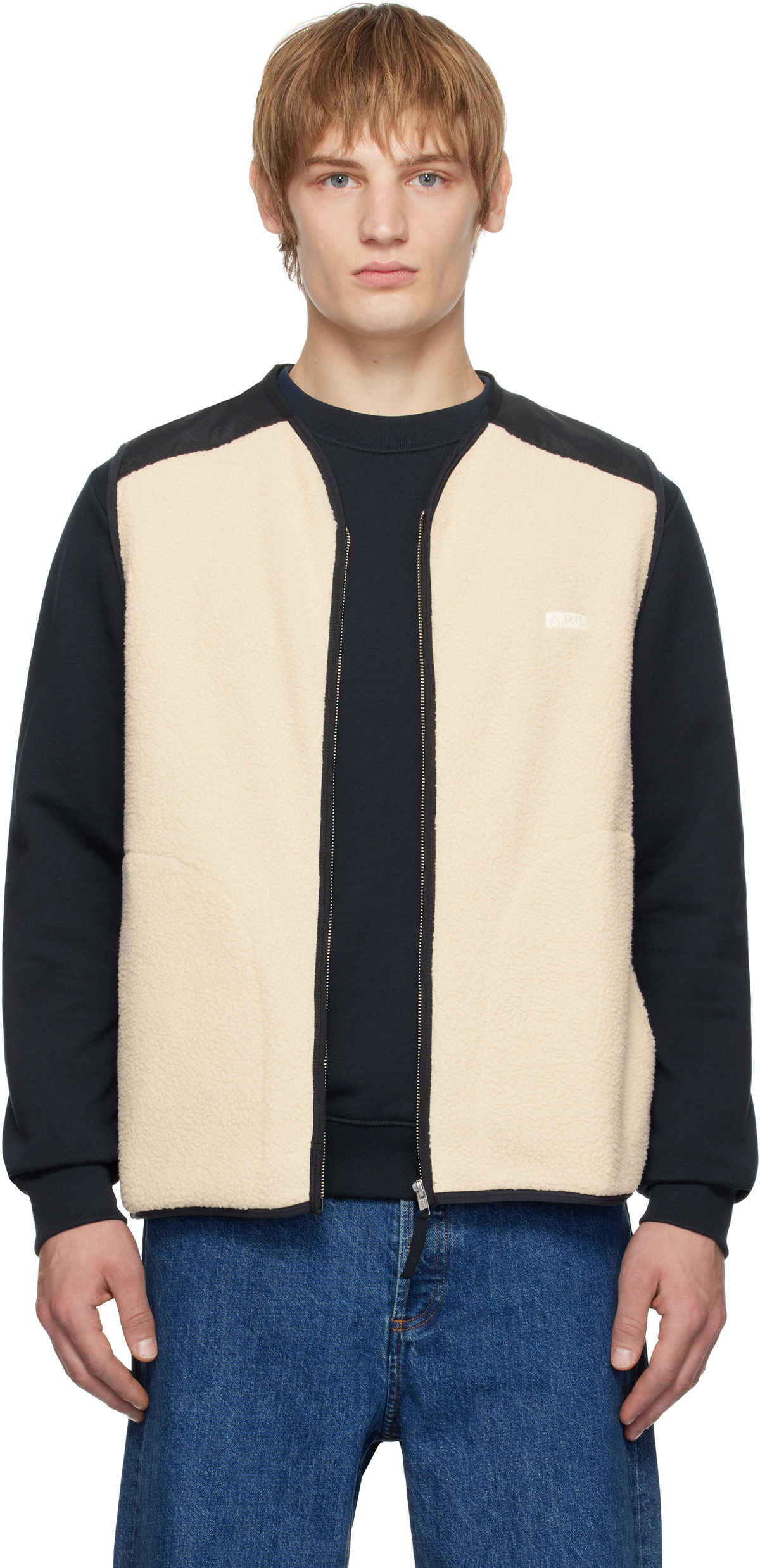 A.P.C. Off-White Nate Brodé Vest A.P.C.