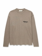 FEAR OF GOD ESSENTIALS - Logo-Appliquéd Cotton-Jersey T-Shirt - Brown