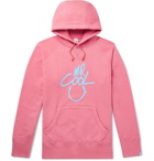 Beams Plus - Printed Loopback Cotton-Jersey Hoodie - Pink