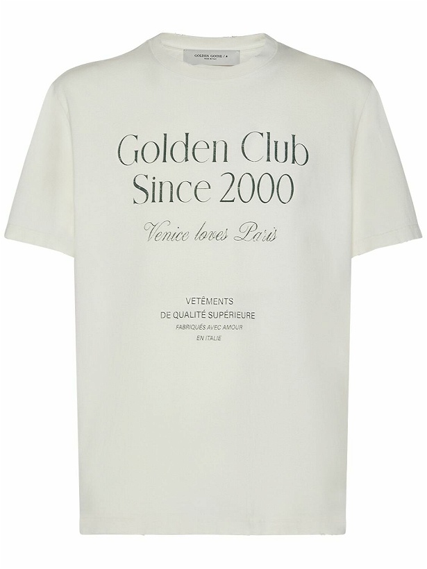 Photo: GOLDEN GOOSE - Journey Cotton T-shirt