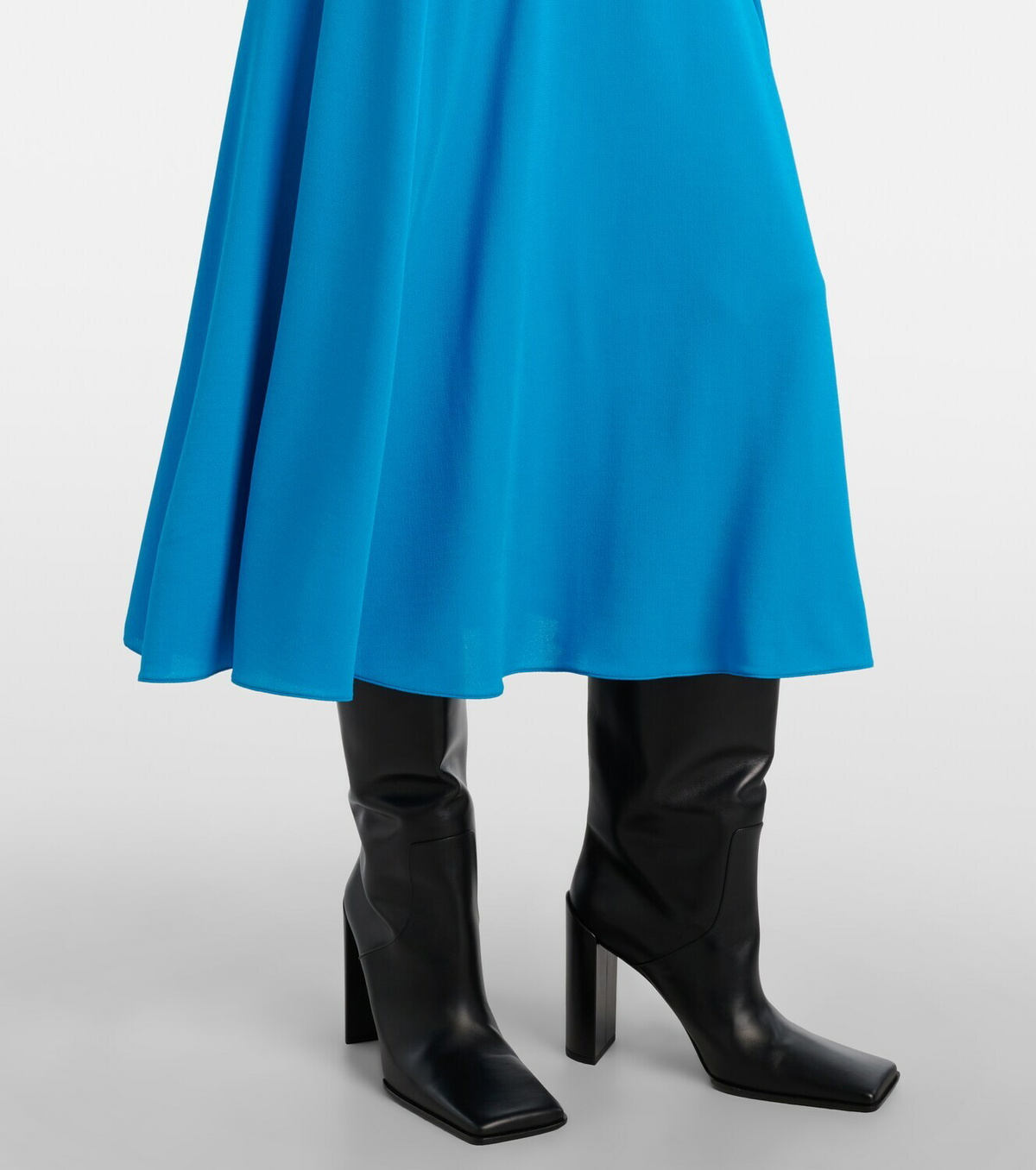 Alaïa Open-back jersey midi dress