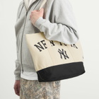 New Era New York Yankees MLB Tote Bag in Natural 