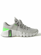 Nike Training - Free Metcon 5 Rubber-Trimmed Mesh Sneakers - Gray