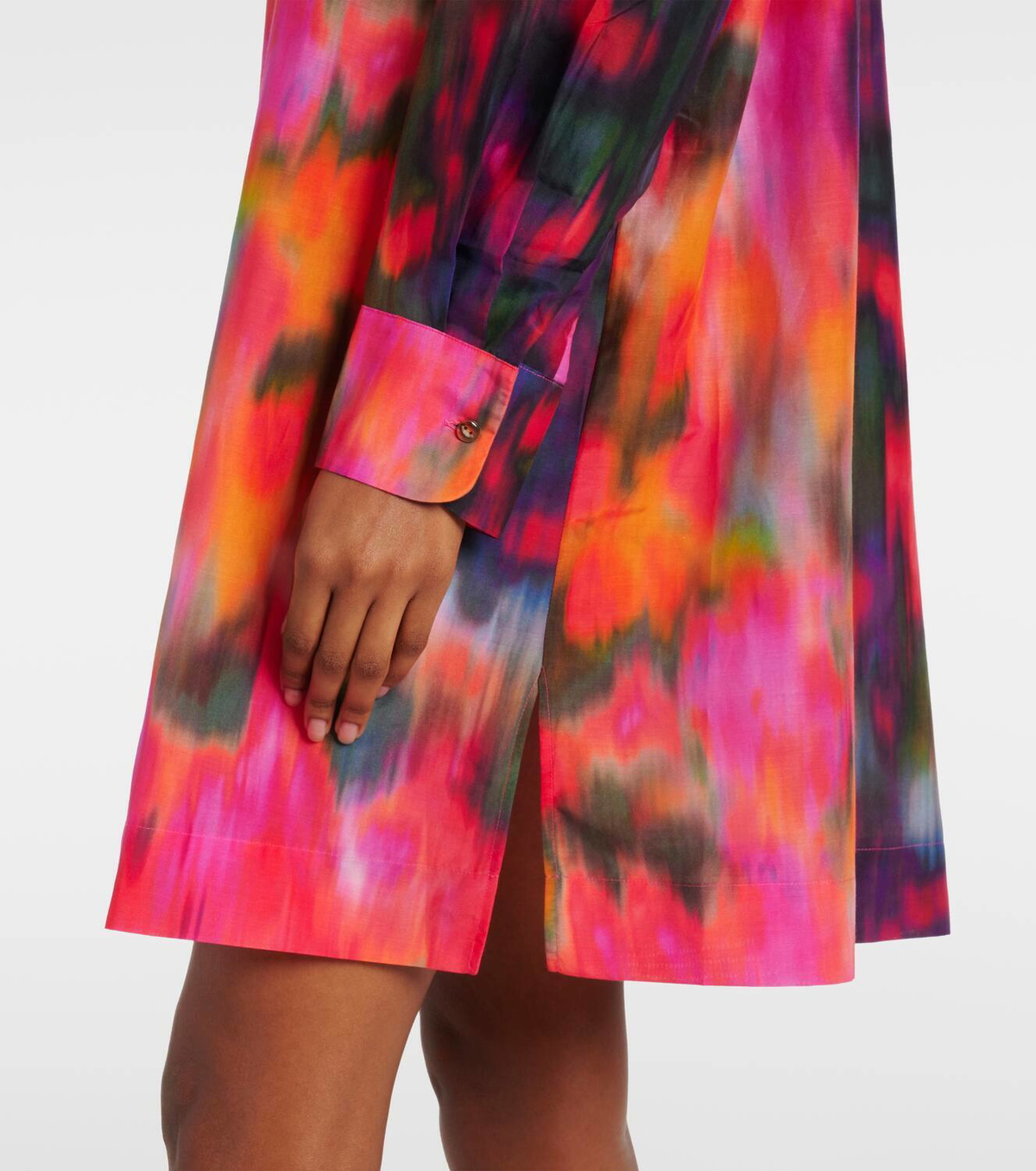 Eres Galaxie cotton and silk shirt dress