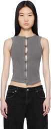 Ksubi Gray Syndicate Xtra Rework Tank Top