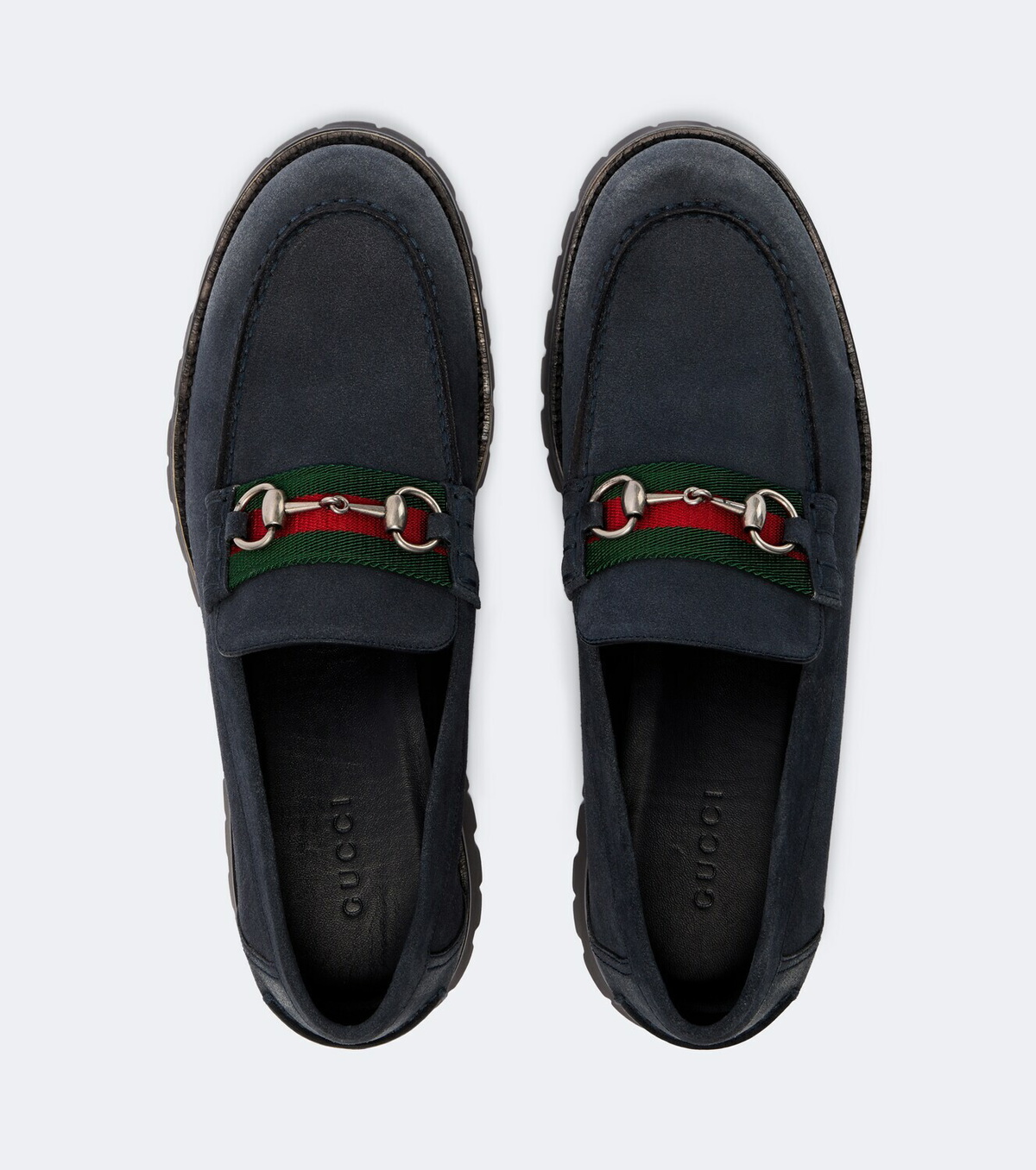 Gucci Horsebit suede loafers
