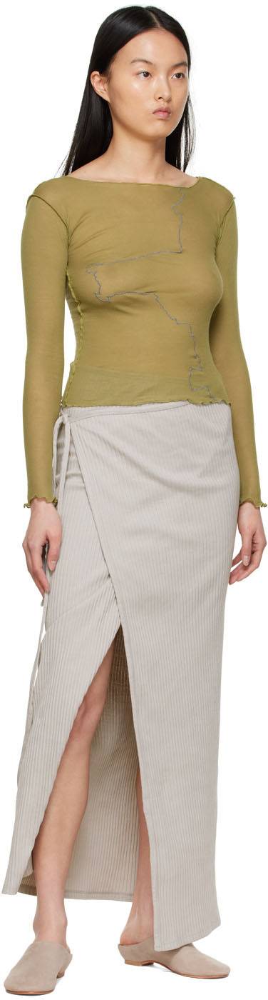 Baserange Grey Brig Skirt Baserange