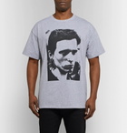 Raf Simons - Printed Mélange Cotton-Jersey T-Shirt - Men - Gray