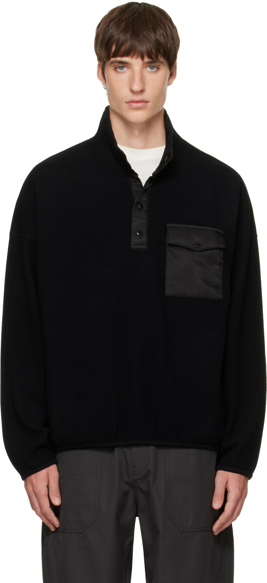 visvim Black Barlow Sweater