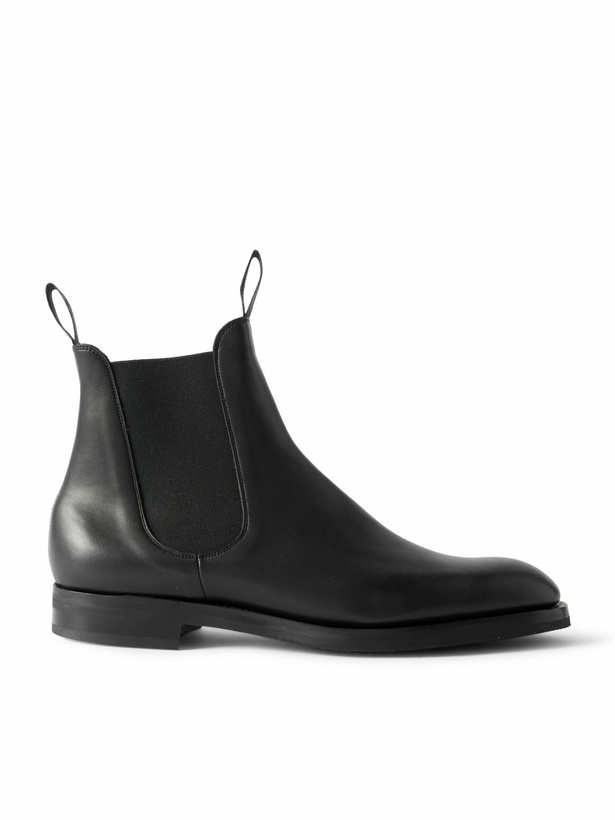 Photo: Edward Green - Newmarket Leather Chelsea Boots - Black