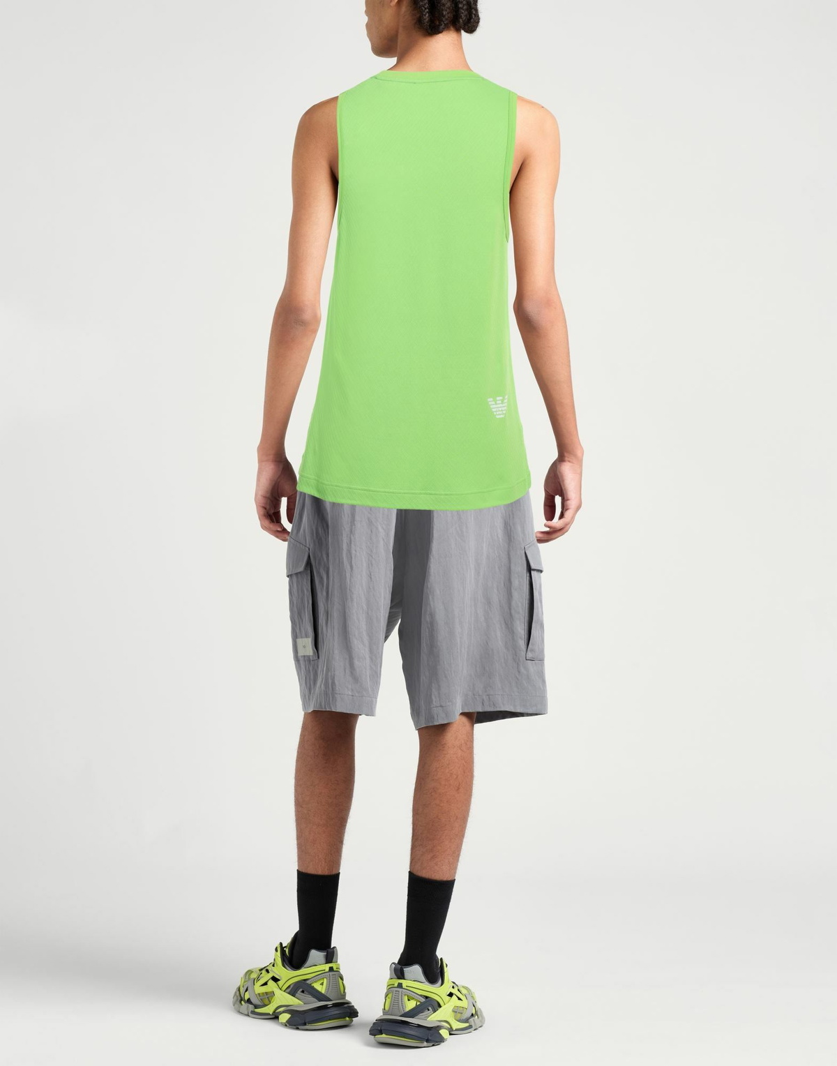 Ea7 Mens Tank top Lime in Green