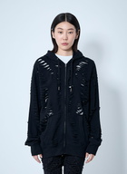 Sia Arnika Slit Zip-Up Hooded Sweatshirt