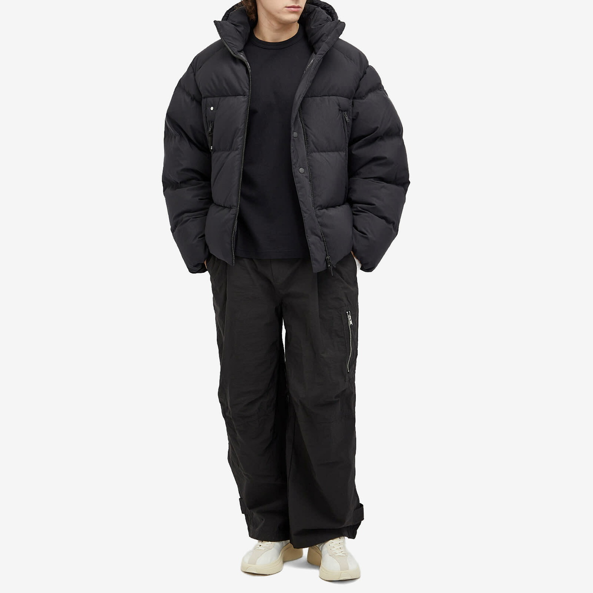 Y-3 Men's Puffer Jacket in Black