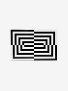 Jonathan Adler Black And White Op Art Large Lacquer Box