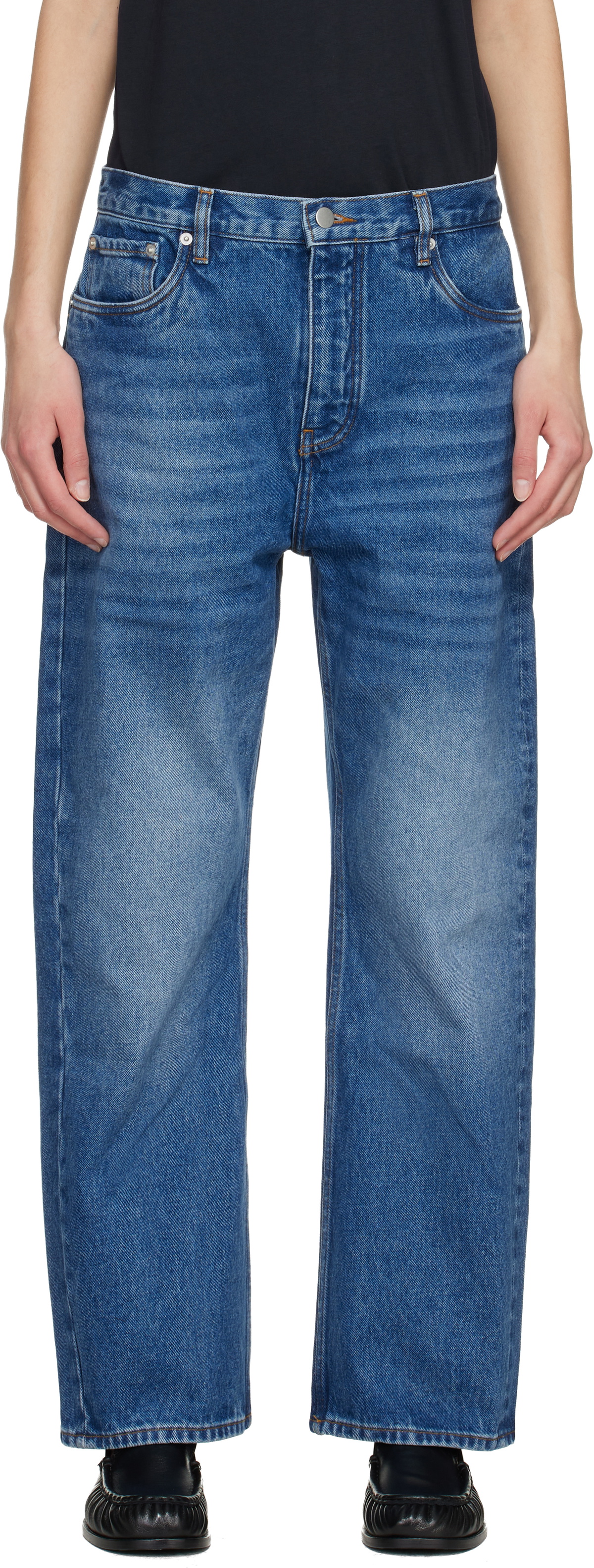 Studio Nicholson Blue Denjo Jeans