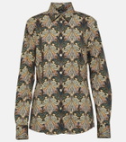Etro Paisley cotton-blend shirt