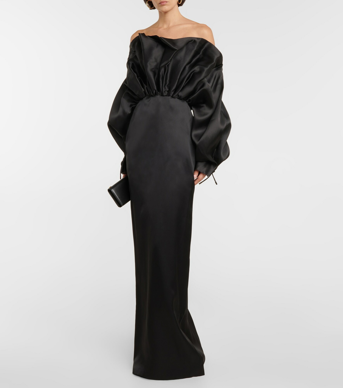 Tom Ford - Off-shoulder silk satin gown TOM FORD