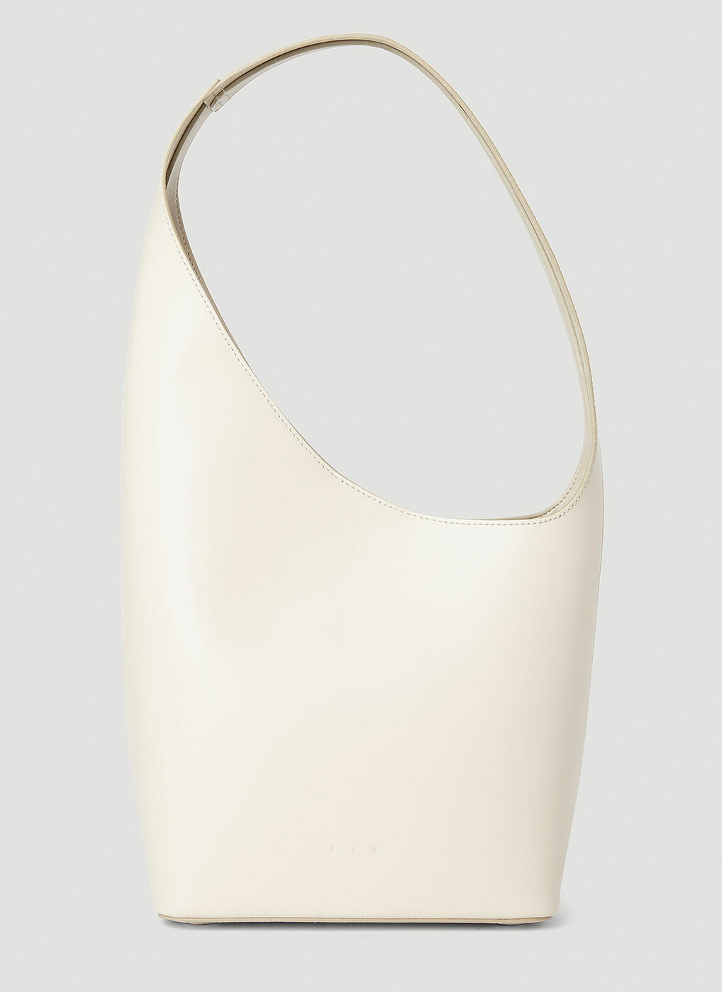 Aesther Ekme Demi Lune Shoulder Bag In White