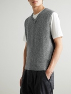 Oliver Spencer - Graves Knitted Sweater Vest - Gray