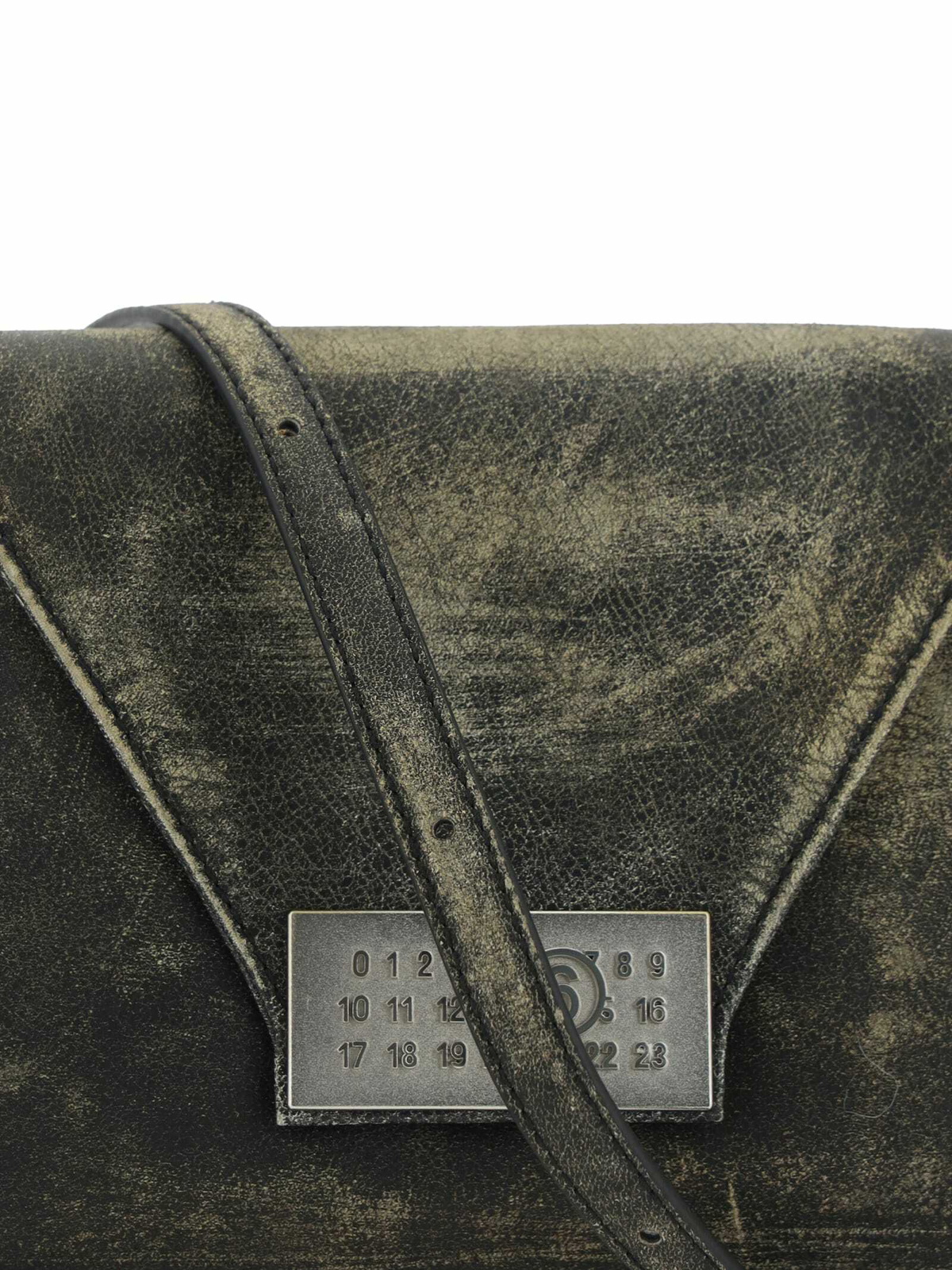 Maison Margiela フェイクスエード ヴィンテージ風 ボディバック Maison Margiela 5ac handbag in vintage leather cognac color