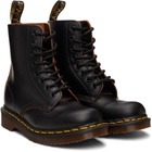 Dr. Martens Black 1460 Vintage 'Made In England' Lace Up Boots