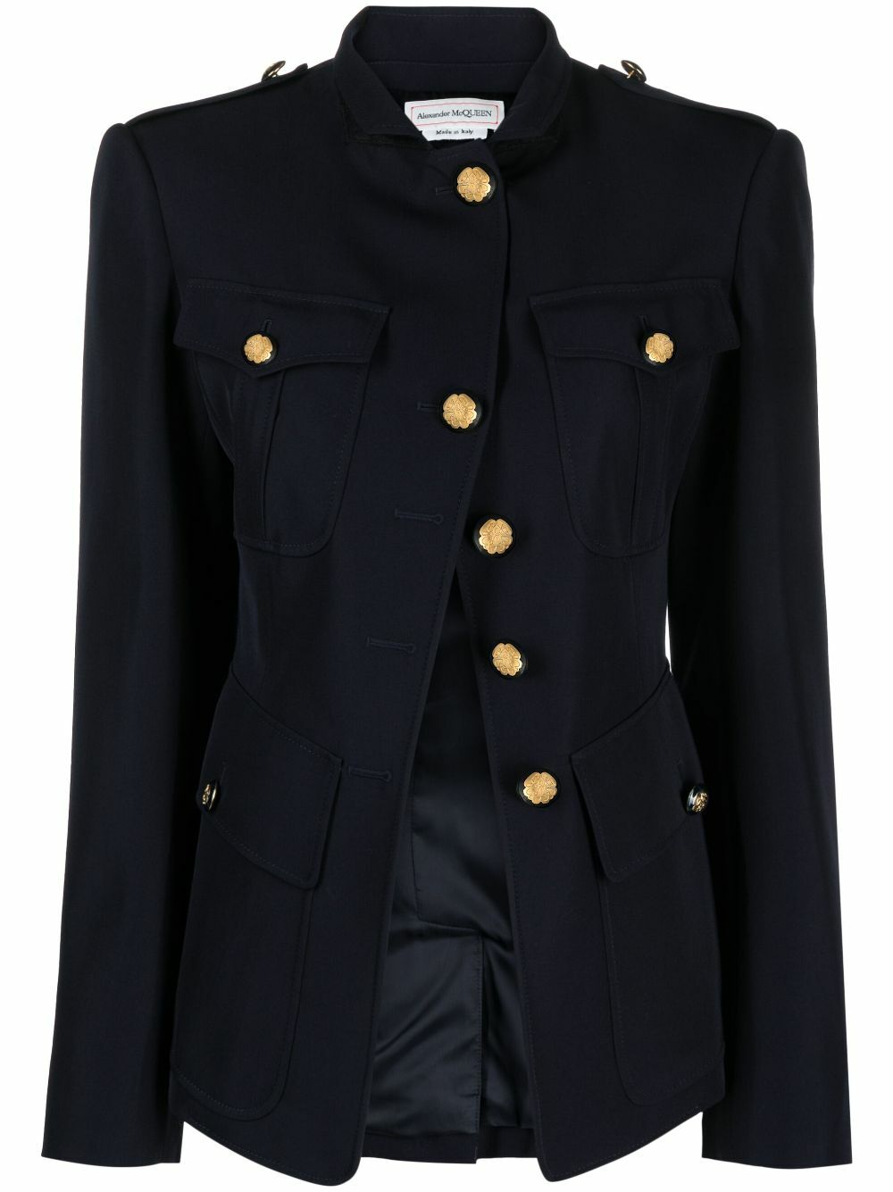 ALEXANDER MCQUEEN - Wool Blazer Jacket Alexander McQueen