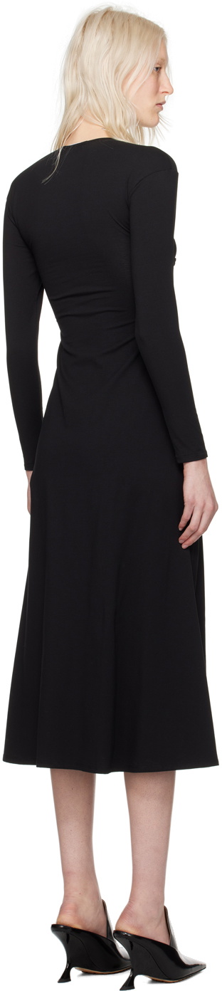Beaufille Black Baes Midi Dress