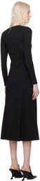 Beaufille Black Baes Midi Dress